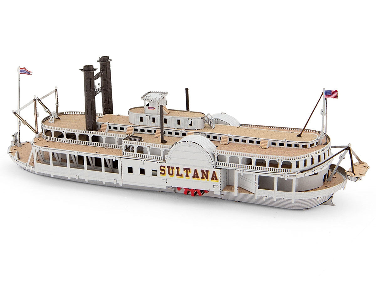 Model Kit Sultana Steamboat (Moderate Difficulty) Steel Model by Metal Earth-2