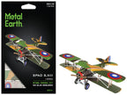Model Kit SPAD S.XIII Fighter Aircraft "World War I" French Air Force (Moderate Difficulty) Steel Model by Metal Earth-3