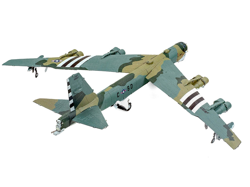 Model Kit Boeing B-52 Stratofortress Bomber Aircraft "United States Air Force" (Challenging Difficulty) Steel Model by Metal Earth-3