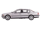 BMW 750IL Aspen Silver Metallic with Sun Roof Limited Edition 1/64 Diecast Model Car by Mini GT