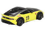 Nissan Z "LB-Nation Works" #23 Ikazuchi Yellow with Black Hood and Top Limited Edition 1/64 Diecast Model Car by Mini GT-2