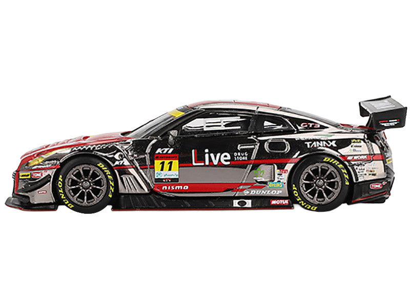 Nissan GT-R NISMO GT3 #11 Ryuichiro Tomita - Keishi Ishikawa - Yusuke Shiotsu "GAINER TANAX" "Super GT Series" (2023) Limited Edition 1/64 Diecast Model Car by Mini GT-0
