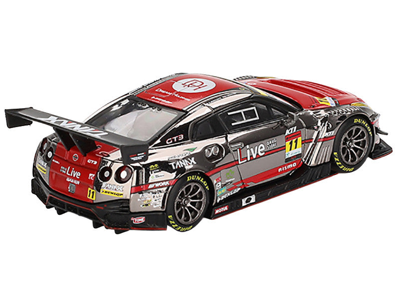Nissan GT-R NISMO GT3 #11 Ryuichiro Tomita - Keishi Ishikawa - Yusuke Shiotsu "GAINER TANAX" "Super GT Series" (2023) Limited Edition 1/64 Diecast Model Car by Mini GT-1