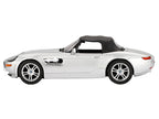 BMW Z8 Silver Metallic with Black Soft Top 007 James Bond "The World Is Not Enough" (1999) Movie Limited Edition 1/64 Diecast Model Car by Mini GT-0