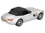 BMW Z8 Silver Metallic with Black Soft Top 007 James Bond "The World Is Not Enough" (1999) Movie Limited Edition 1/64 Diecast Model Car by Mini GT-1