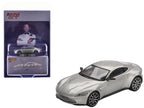 Aston Martin DB10 Silver Metallic 007 James Bond "Spectre" (2015) Movie Limited Edition 1/64 Diecast Model Car by Mini GT-0