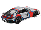 Porsche 911 Dakar #14 "Rally 1978" Ice Gray Metallic Limited Edition 1/64 Diecast Model Car by Mini GT-2
