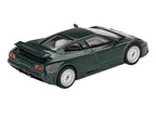 Bugatti EB110 GT Verde Scuro Dark Green Metallic Limited Edition 1/64 Diecast Model Car by Mini GT-2