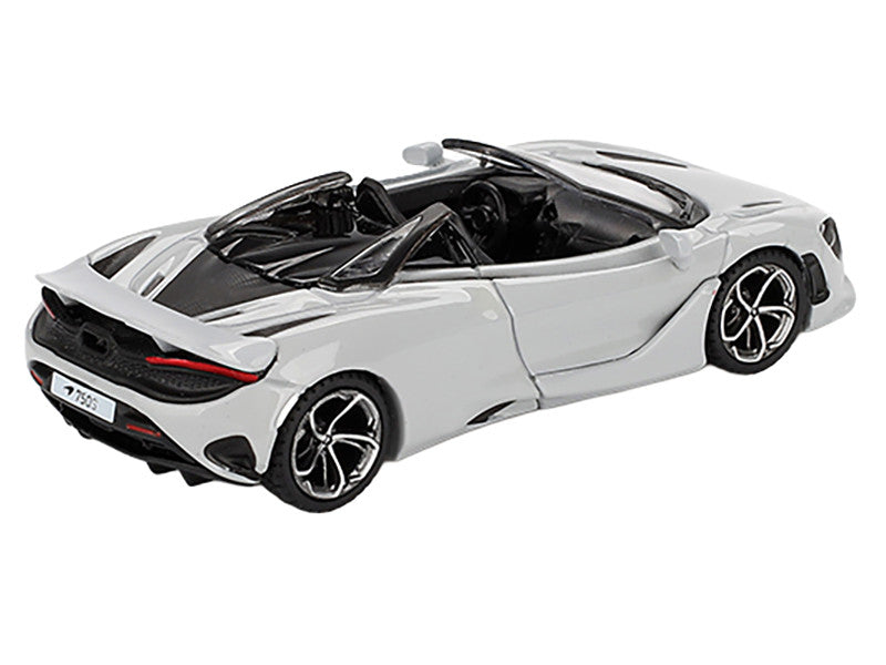 McLaren 750S Spider Cirrus Gray Limited Edition 1/64 Diecast Model Car by Mini GT-1