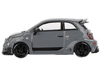 ABARTH 595 #49 "LB-Works x Abas Works" Gray Limited Edition 1/64 Diecast Model Car by Mini GT-0