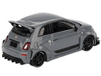 ABARTH 595 #49 "LB-Works x Abas Works" Gray Limited Edition 1/64 Diecast Model Car by Mini GT-2