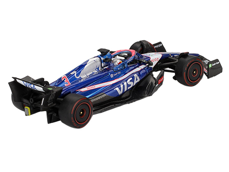 RB VCARB 01 #3 Daniel Ricciardo Formula One F1 "Bahrain GP" (2024) Limited Edition 1/64 Diecast Model Car by Mini GT