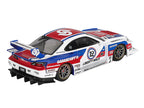 Nissan "LB-Super Silhouette" S15 SILVIA RHD (Right Hand Drive) "GARASIDRIFT x LBWK 2025" White with Blue and Red Stripes Limited Edition 1/64 Diecast Model Car by Mini GT-1