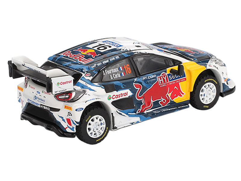 Ford Puma Rally1 #16 Adrien Fourmaux - Alexandre Coria "M-Sport Ford WRT" 3rd Place "Rally Finland" (2024) Limited Edition 1/64 Diecast Model Car by Mini GT