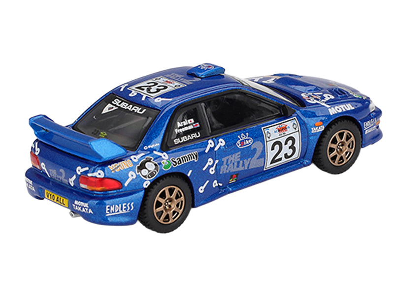 Subaru Impreza WRC99 #23 Richard Burns - Roger Freeman "Acropolis Rally" (2000) Limited Edition 1/64 Diecast Model Car by Mini GT