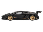 Lamborghini Aventador "LB-Works" Matt Black with Carbon Hood Limited Edition 1/64 Diecast Model Car by Mini GT-2
