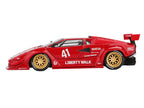 Lamborghini Countach LB-WORKS #41 Red Limited Edition 1/64 Diecast Model Car by Mini GT-0
