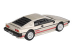 Lotus Esprit Turbo Silver Metallic with Red Stripes Limited Edition 1/64 Diecast Model Car by Mini GT-1