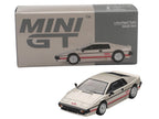 Lotus Esprit Turbo Silver Metallic with Red Stripes Limited Edition 1/64 Diecast Model Car by Mini GT-0
