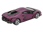 Lamborghini Revuelto Viola 30th Matt Purple Metallic Limited Edition 1/64 Diecast Model Car by Mini GT