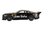 Shelby GT500 Dragon Snake Concept "King Cobra" Black with Gold Metallic Top Limited Edition 1/64 Diecast Model Car by Mini GT-0