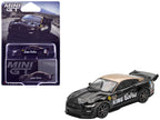 Shelby GT500 Dragon Snake Concept "King Cobra" Black with Gold Metallic Top Limited Edition 1/64 Diecast Model Car by Mini GT-3