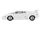 Lamborghini Countach "25th Anniversary" White Limited Edition 1/64 Diecast Model Car by Mini GT-0