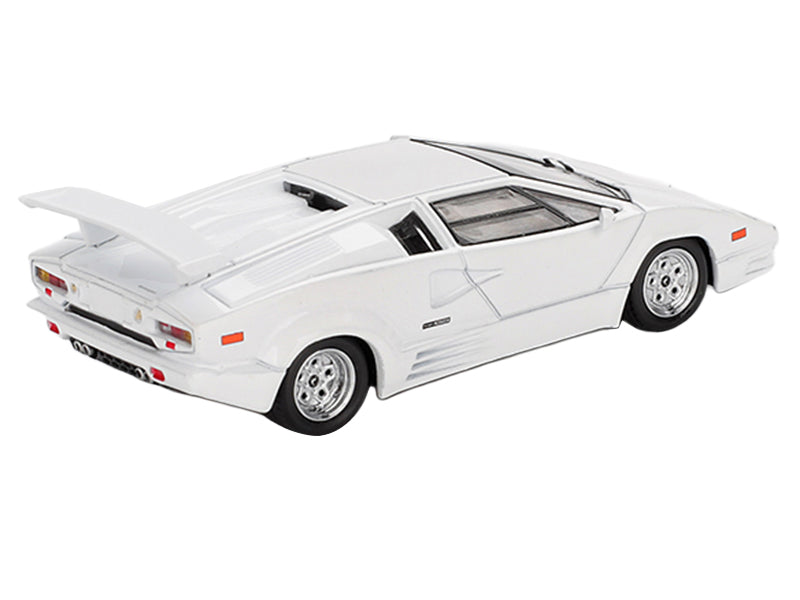 Lamborghini Countach "25th Anniversary" White Limited Edition 1/64 Diecast Model Car by Mini GT