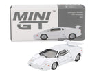 Lamborghini Countach "25th Anniversary" White Limited Edition 1/64 Diecast Model Car by Mini GT