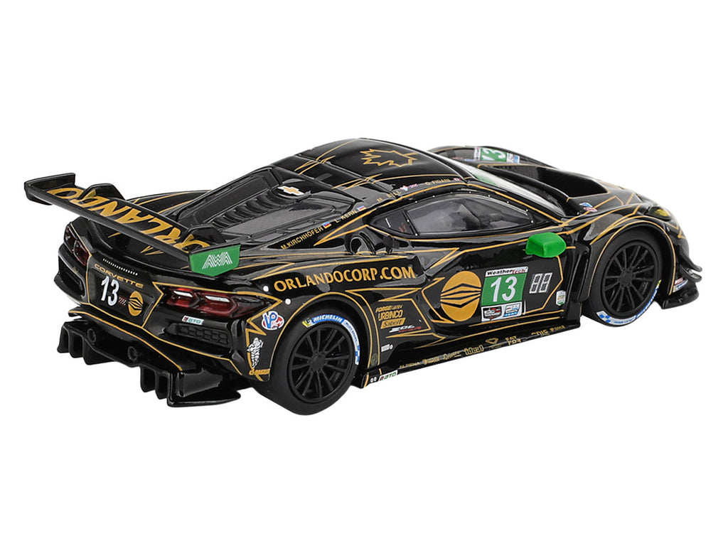 Chevrolet Corvette Z06 GT3.R #13 Matt Bell - Orey Fidani - Lars Kern - Marvin Kirchhofer "AWA" GTD Class Winner IMSA "24 Hours of Daytona" (2025) 1/64 Diecast Model Car by Mini GT-1
