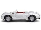 1955 Porsche 550 Spyder Silver Metallic with Red Interior "Collection" Series 1/64 Diecast Model Car by Majorette-3