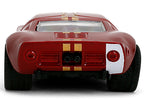1965 Ford GT40 MK1 #25 Red Metallic with Gold Stripes "Collection" Series 1/64 Diecast Model Car by Majorette-2