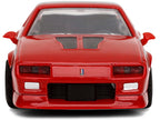 1985 Chevrolet Camaro Red with Black Top and Stripes "Collection" Series 1/64 Diecast Model Car by Majorette-2