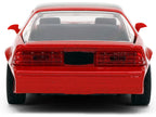 1985 Chevrolet Camaro Red with Black Top and Stripes "Collection" Series 1/64 Diecast Model Car by Majorette-3