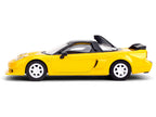 1995 Honda NSX-R GT RHD (Right Hand Drive) Yellow with Black Top "Collection" Series 1/64 Diecast Model Car by Majorette-1