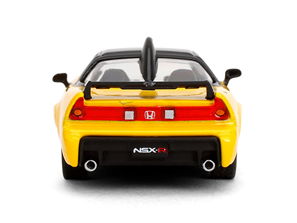 1995 Honda NSX-R GT RHD (Right Hand Drive) Yellow with Black Top "Collection" Series 1/64 Diecast Model Car by Majorette-3