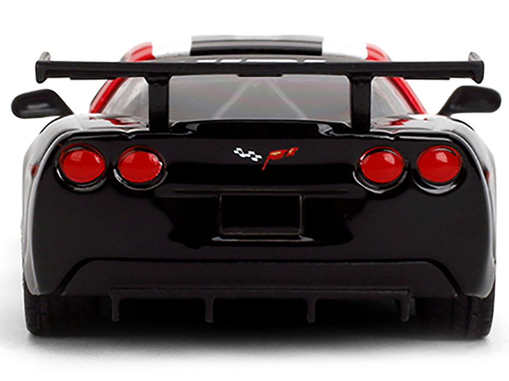 2005 Chevrolet Corvette C6R #16 White with Black and Red Graphics "Collection" Series 1/64 Diecast Model Car by Majorette-3