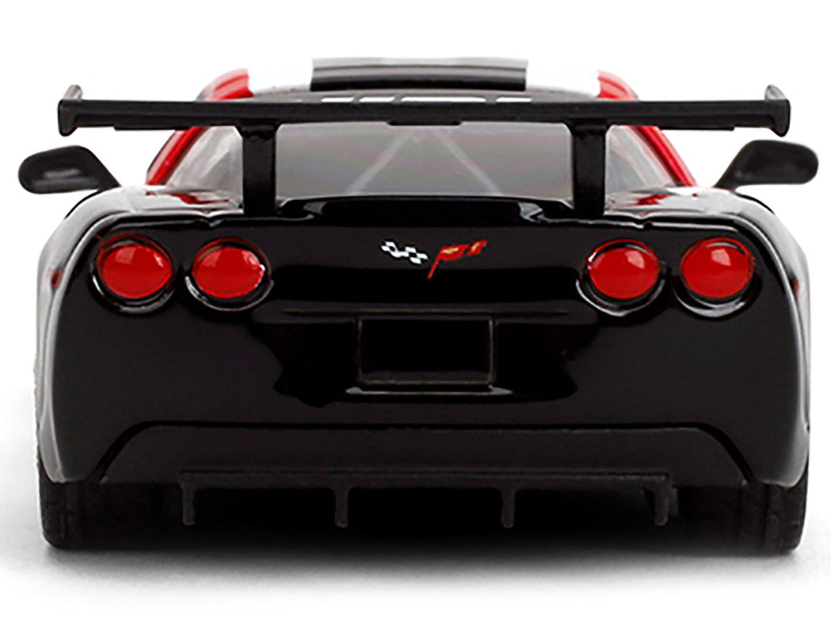 2005 Chevrolet Corvette C6R #16 White with Black and Red Graphics "Collection" Series 1/64 Diecast Model Car by Majorette-3