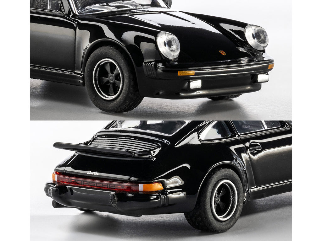 1975 Porsche 930 Turbo Black "Collection" Series 1/64 Diecast Model Car by Majorette-3