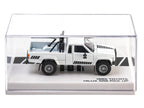 1985 Toyota Hilux SR5 Pickup Truck White with Black Graphics "Collection" Series 1/64 Diecast Model Car by Majorette-2