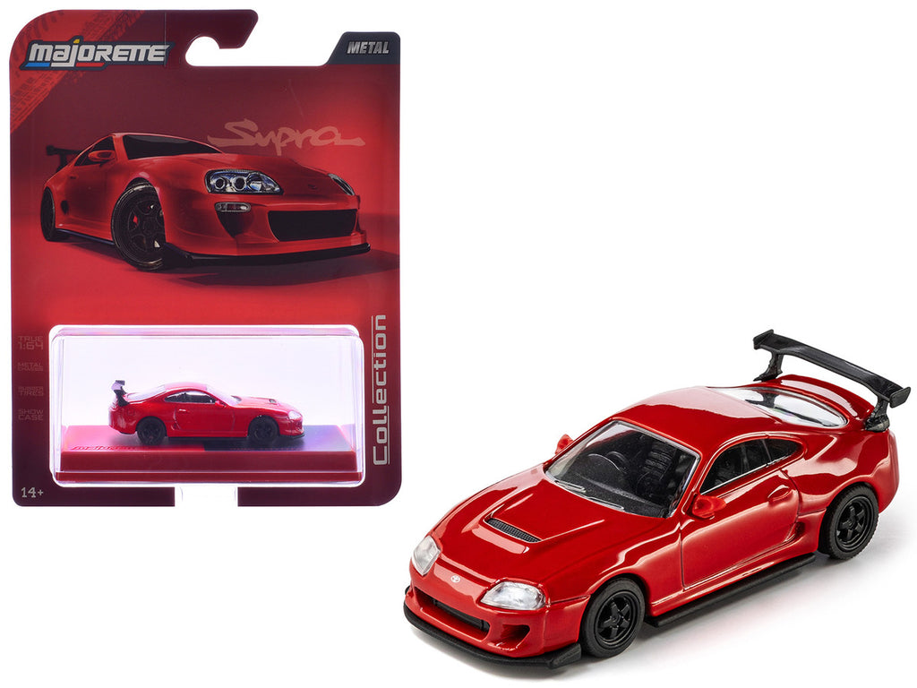 1995 Toyota Supra RHD (Right Hand Drive) Red "Collection" Series 1/64 Diecast Model Car by Majorette-4