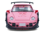 RWB 993 #98 "Hooters" Matt Pink 1/64 Diecast Model Car by Model Model-3