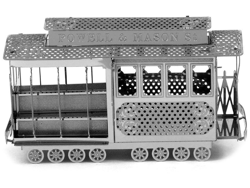 Model Kit San Francisco Cable Car "Powel & Mason St" (Easy Difficulty) Steel Model by Metal Earth-2