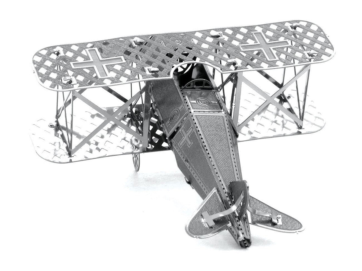Model Kit Fokker D-VII Fighter Aircraft "Imperial German Army" (Easy Difficulty) Steel Model by Metal Earth-3