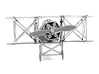 Model Kit Fokker D-VII Fighter Aircraft "Imperial German Army" (Easy Difficulty) Steel Model by Metal Earth-1