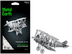 Model Kit Fokker D-VII Fighter Aircraft "Imperial German Army" (Easy Difficulty) Steel Model by Metal Earth-4