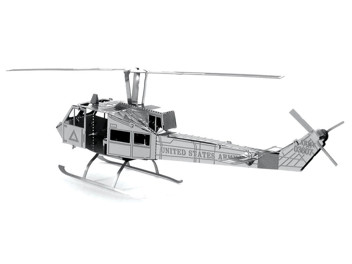 Model Kit Bell UH-1 Iroquois "Huey" Helicopter "United States Army" (Easy Difficulty) Steel Model by Metal Earth-1