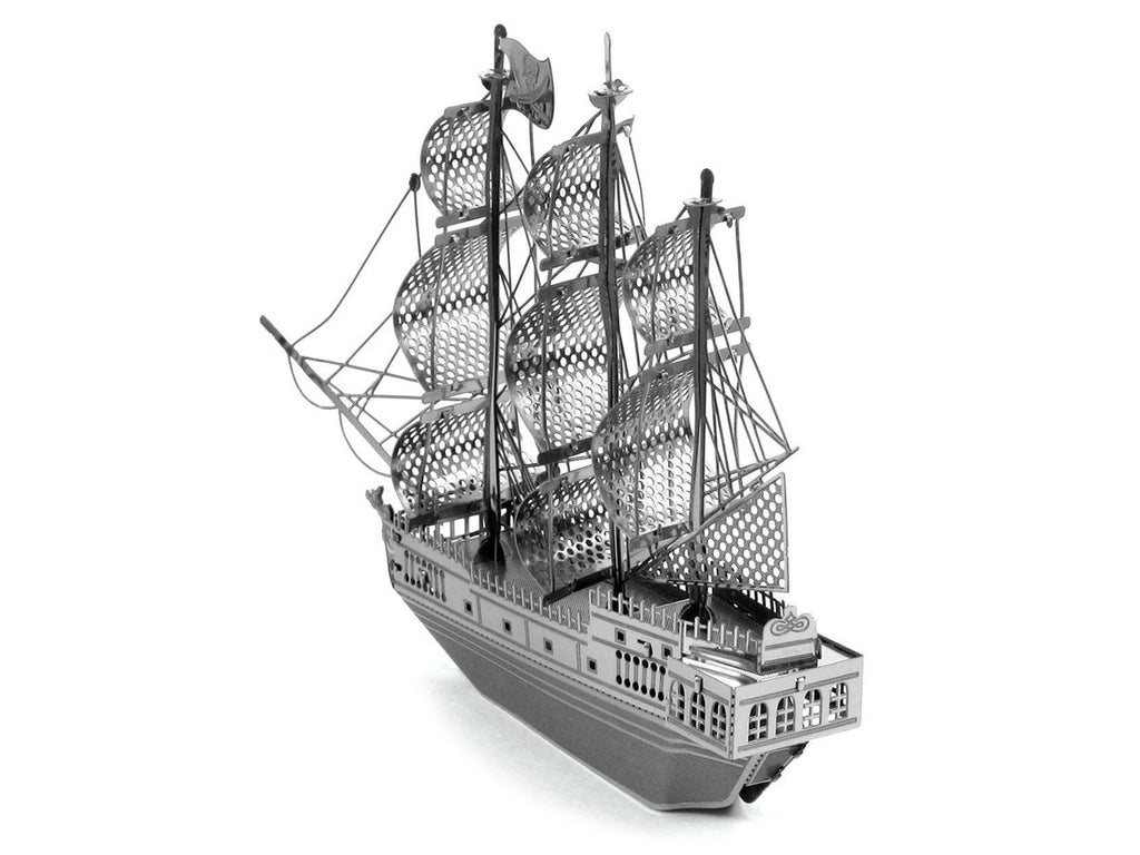 Model Kit Black Pearl Ship (Moderate Difficulty) Steel Model by Metal Earth-3
