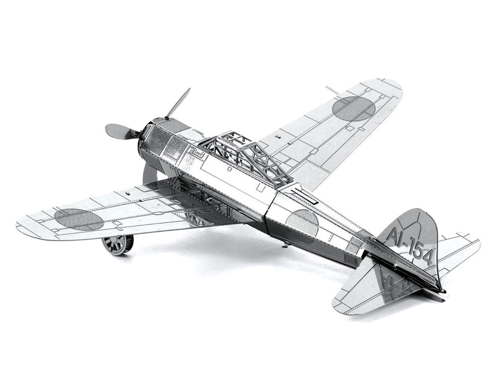 Model Kit Mitsubishi Zero Fighter Aircraft "Imperial Japanese Navy Air Service" (Moderate Difficulty) Steel Model by Metal Earth-2