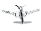Model Kit Vought F4U Corsair Fighter Aircraft "United States Navy" (Moderate Difficulty) Steel Model by Metal Earth-2